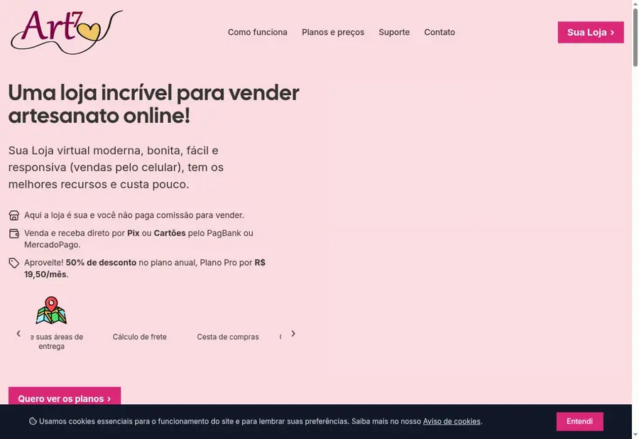 Art7, plataforma de e-commerce para artesanato